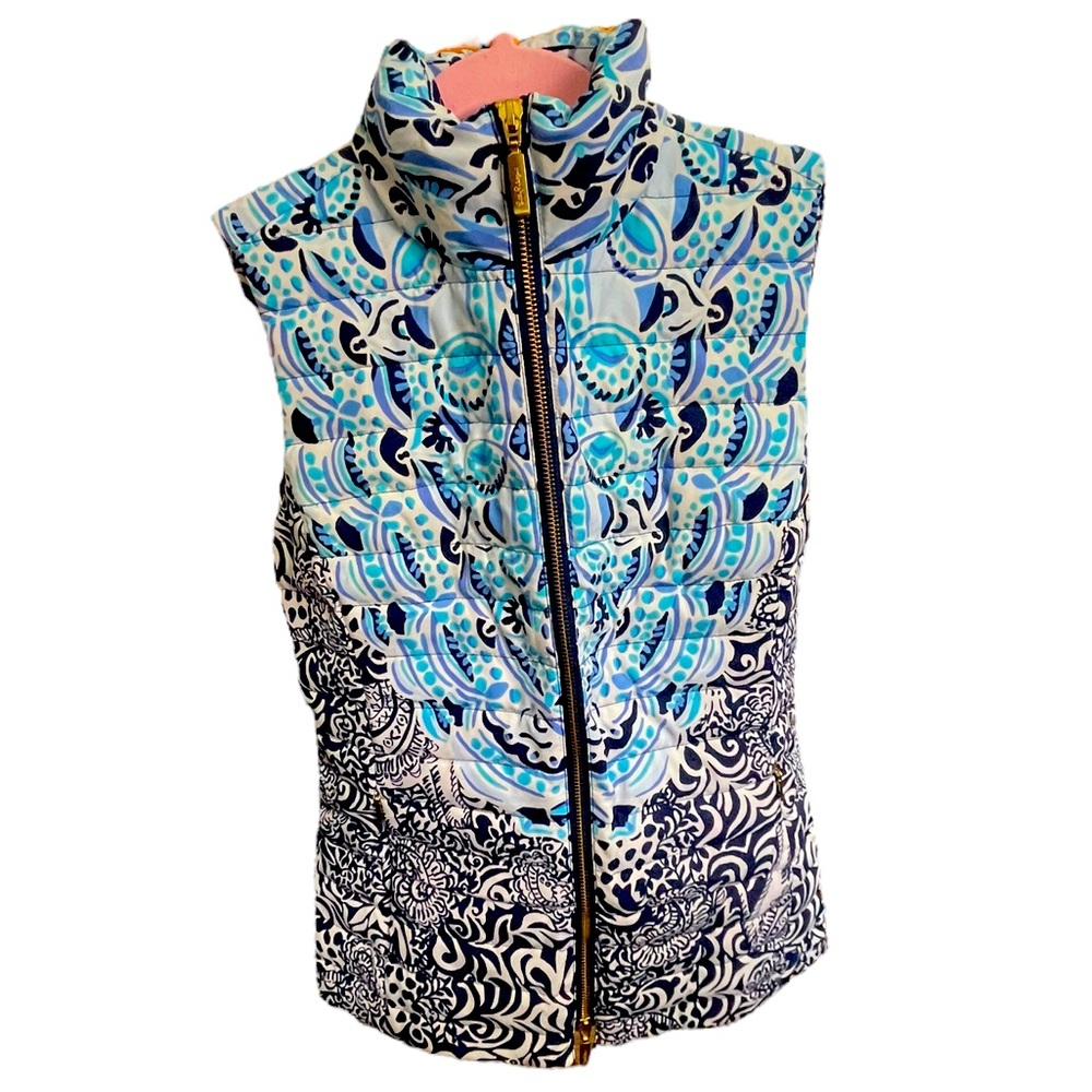 Lily Pulitzer Noella Puffer Vest XXS NWT